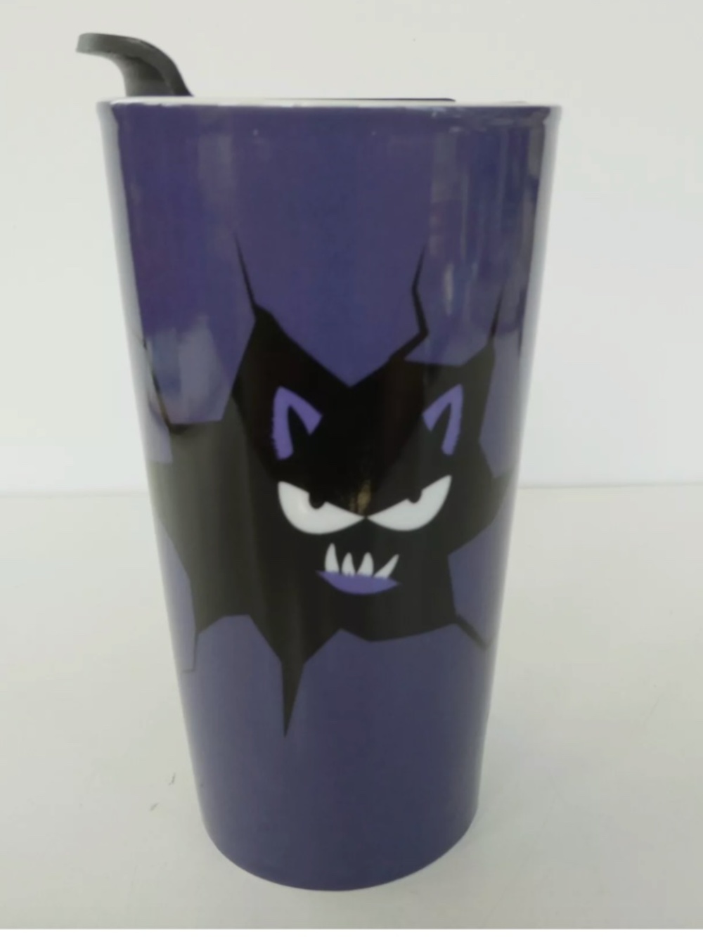 Davids Tea Halloween Bat Monster To Go 2018 Tall Ceramic Travel Mug Tumbler Lid